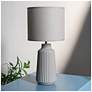 1_Simple Designs 15.94" Glow & Flow Grooved Crmc Tb Lp, Mono Fbrc Shade, GRY