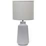 3_Simple Designs 15.94" Glow & Flow Grooved Crmc Tb Lp, Mono Fbrc Shade, GRY more views