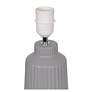 Simple Designs 15.94" Glow & Flow Grooved Crmc Tb Lp, Mono Fbrc Shade, GRY