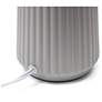 Simple Designs 15.94" Glow & Flow Grooved Crmc Tb Lp, Mono Fbrc Shade, GRY