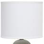Simple Designs 15 1/2" High Taupe Gray Accent Table Lamp