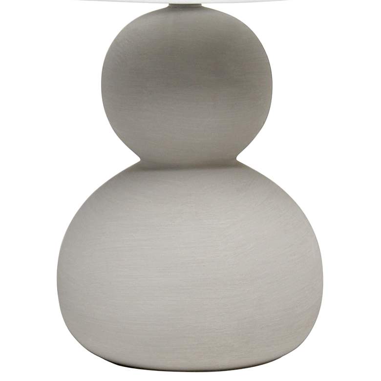 Image 4 Simple Designs 15 1/2" High Taupe Gray Accent Table Lamp more views