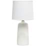 Simple Designs 15 3/4" High Off-White Accent Table Lamp