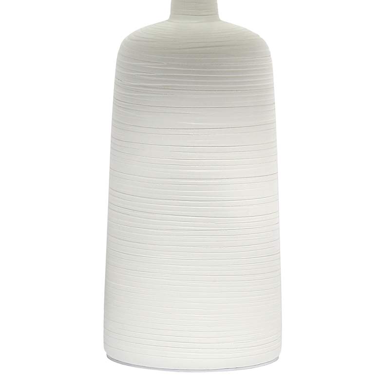 Image 4 Simple Designs 15 3/4" High Off-White Accent Table Lamp more views