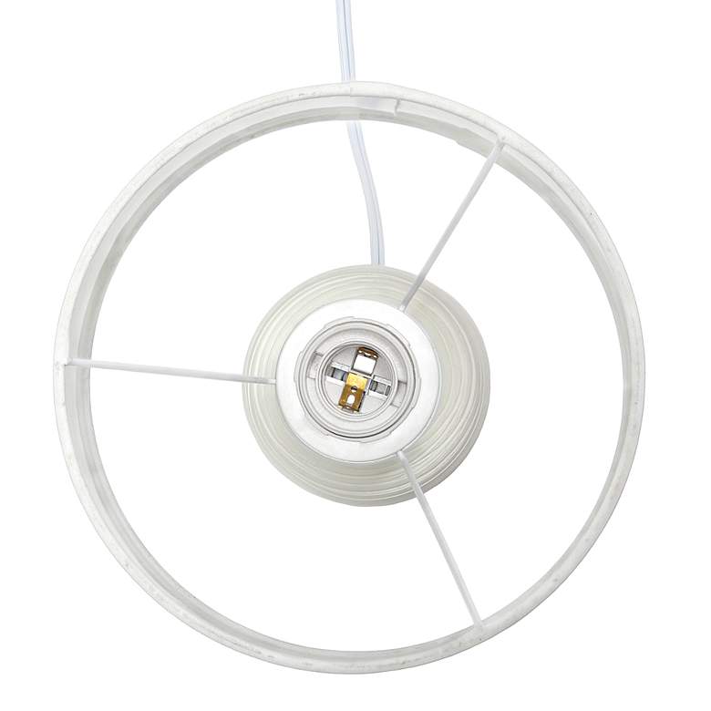 Image 7 Simple Designs 15 3/4" High Off-White Accent Table Lamp more views