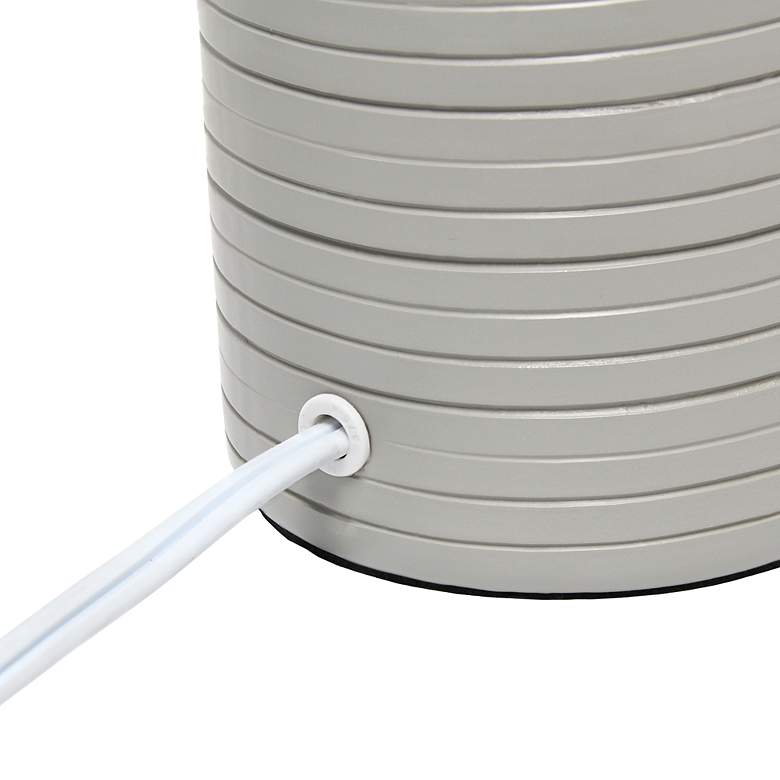 Image 5 Simple Designs 15 3/4" High Taupe Accent Table Lamp more views