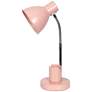 2_Simple Designs 16.22" Adjustable Metal Desk Task LP, Organizer, Pink