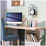6_Simple Designs 16.22" Adjustable Metal Desk Task LP, Organizer, Pink more views