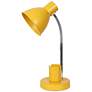 3_Simple Designs 16.22" Sleek Adjustable Mtl Desk Task Lp, Organizer, Yellow more views
