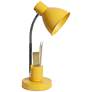 7_Simple Designs 16.22" Sleek Adjustable Mtl Desk Task Lp, Organizer, Yellow more views