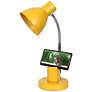 Simple Designs 16.22" Sleek Adjustable Mtl Desk Task Lp, Organizer, Yellow