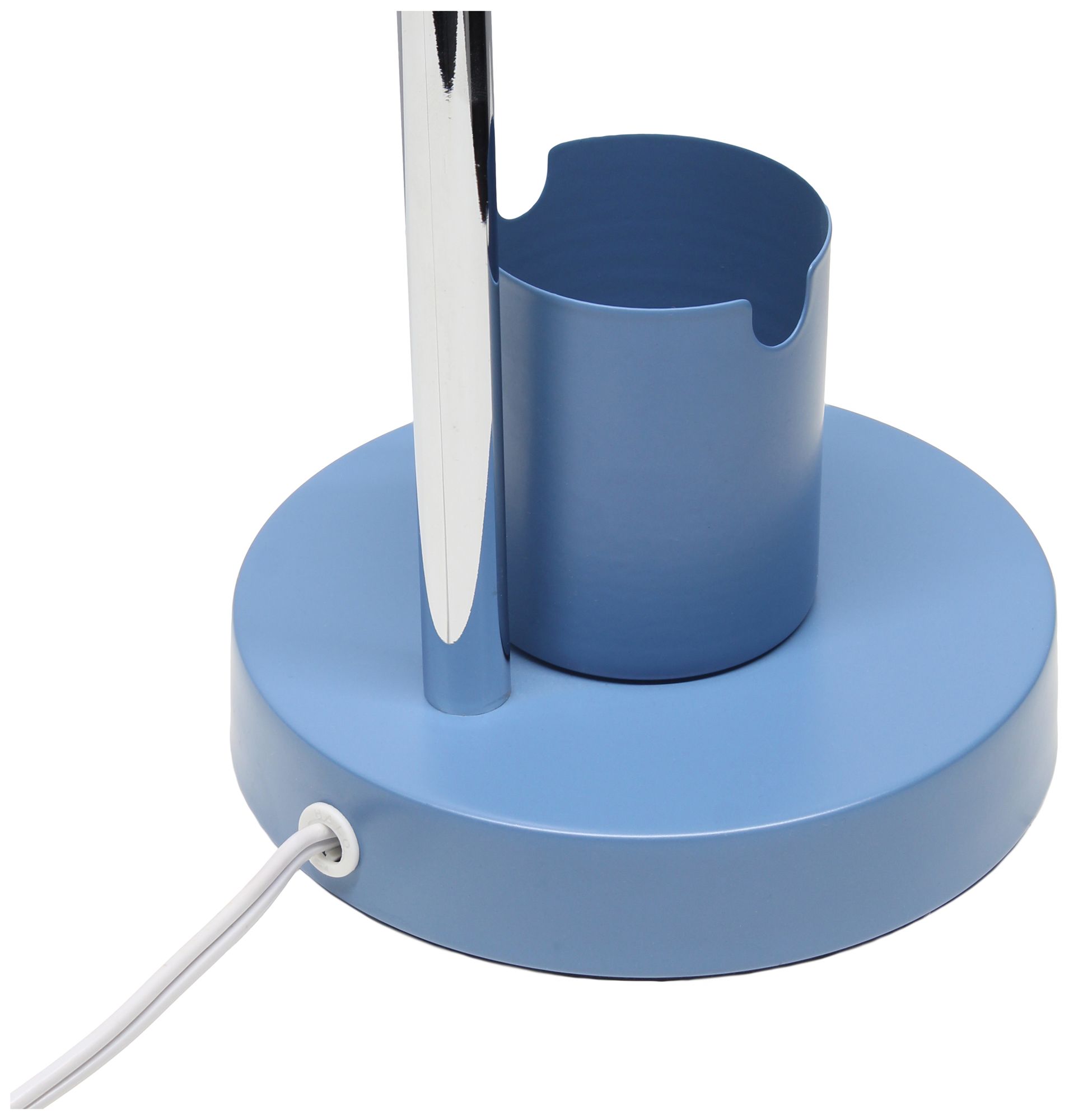 Simple Designs 16.22" Sleek Essentials Adj Metal Desk Task LP, Blue