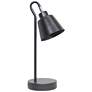 2_Simple Designs 16" Metal Looped Desk Task Lamp, Adj Shade, Black