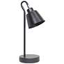3_Simple Designs 16" Metal Looped Desk Task Lamp, Adj Shade, Black more views