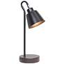 4_Simple Designs 16" Metal Looped Desk Task Lamp, Adj Shade, Black more views