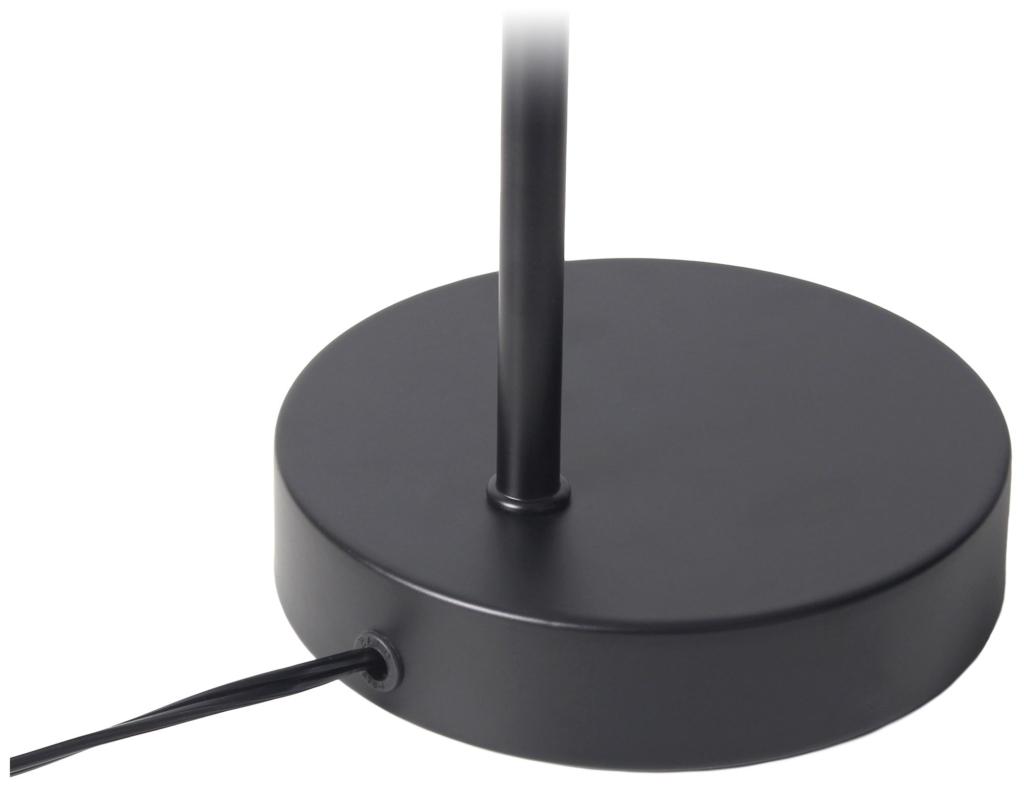 Simple Designs 16" Metal Looped Desk Task Lamp, Adj Shade, Black