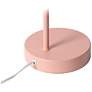 Simple Designs 16" Metal Looped Desk Task Lamp, Adj Shade, Blush Pink