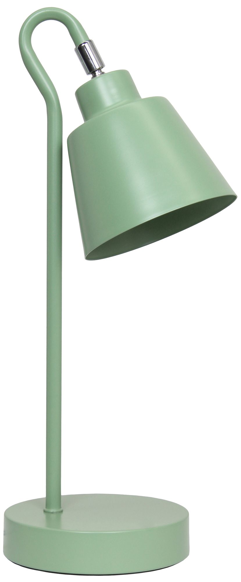 Image 3 Simple Designs 16" Metal Looped Desk Task Lamp, Adj Shade, Sage Green more views