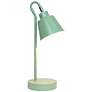 4_Simple Designs 16" Metal Looped Desk Task Lamp, Adj Shade, Sage Green more views