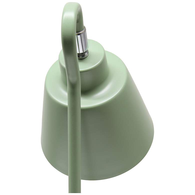 Image 7 Simple Designs 16" Metal Looped Desk Task Lamp, Adj Shade, Sage Green more views