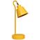 Simple Designs 16" Metal Looped Desk Task Lamp, Adj Shade, Yellow