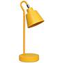 3_Simple Designs 16" Metal Looped Desk Task Lamp, Adj Shade, Yellow more views
