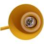 Simple Designs 16" Metal Looped Desk Task Lamp, Adj Shade, Yellow