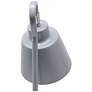 7_Simple Designs 16" Metal Looped Desk Task Lamp, Adjustable Shade, Gray more views