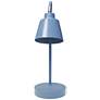 Simple Designs 16" Mtl Looped Desk Task Lamp, Adjustable Shade, Blue