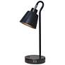 4_Simple Designs 16" Mtl Looped Desk Task Lp, Adj Shade, Dual USB Ports, BLK more views