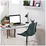 6_Simple Designs 16" Mtl Looped Desk Task Lp, Adj Shade, Dual USB Ports, BLK more views