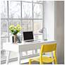 6_Simple Designs 16" Sleek Adj Metal Desk Task Lamp, Dual USB Ports, Gray more views