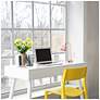 6_Simple Designs 16" Sleek Adj Metal Desk Task Lp, Dual USB Ports, Blush Pink more views