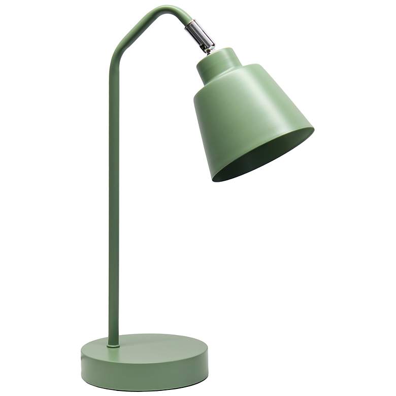 Image 3 Simple Designs 16" Sleek Essentials Adj Metal Desk Task Lamp, Sage Green more views