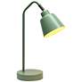 4_Simple Designs 16" Sleek Essentials Adj Metal Desk Task Lamp, Sage Green more views