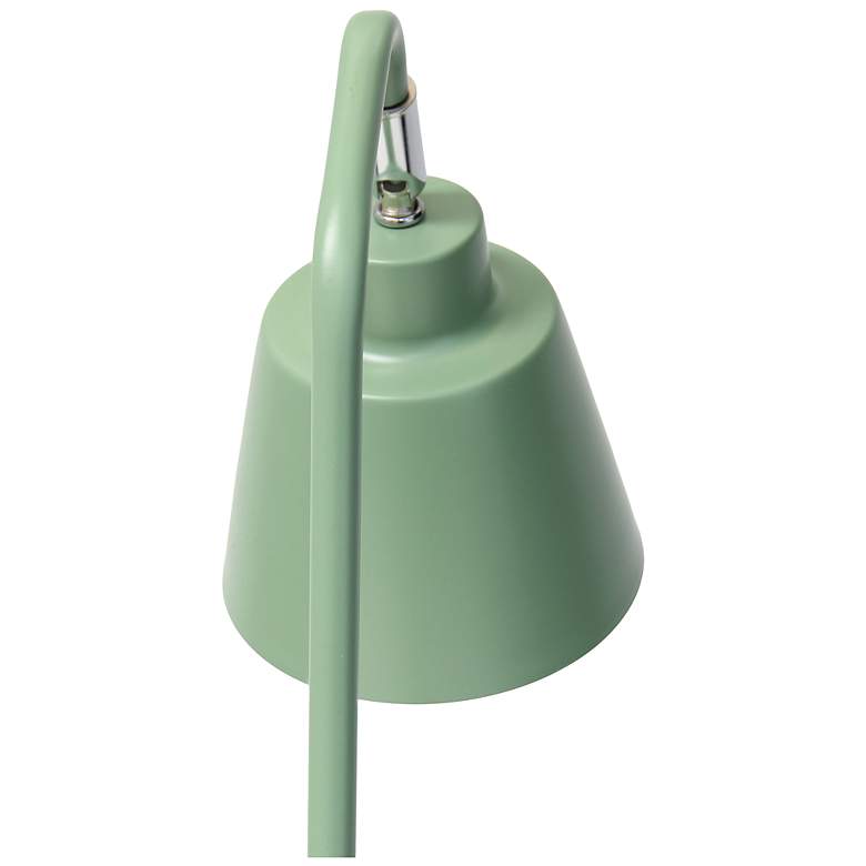 Image 7 Simple Designs 16" Sleek Essentials Adj Metal Desk Task Lamp, Sage Green more views