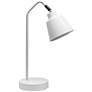 3_Simple Designs 16" Sleek Essentials Adjustable Metal Desk Task Lamp, White more views