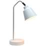 4_Simple Designs 16" Sleek Essentials Adjustable Metal Desk Task Lamp, White more views
