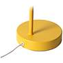 Simple Designs 16" Sleek Essentials Adjustable Metal Desk Task Lamp, Yellow