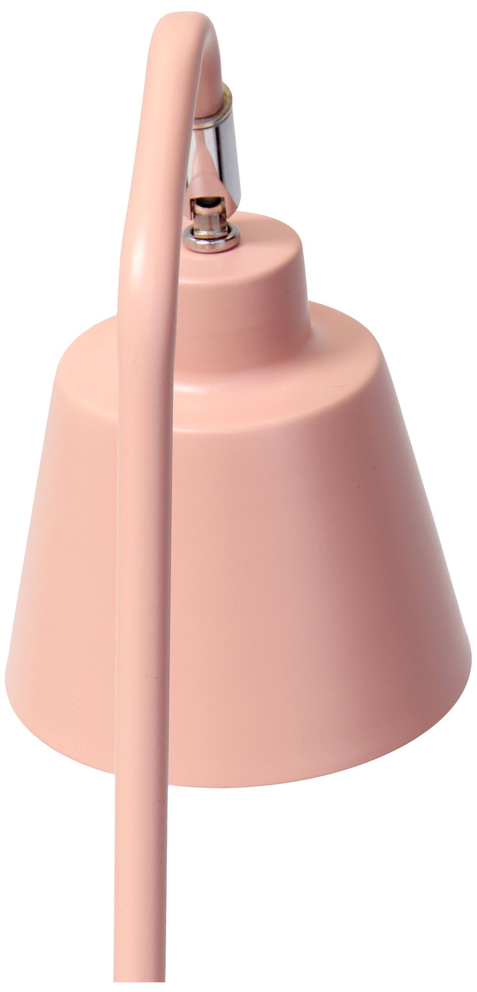 Simple Designs 16" Sleek Essentials Adjustable Mtl Desk Task LP, Blush Pink