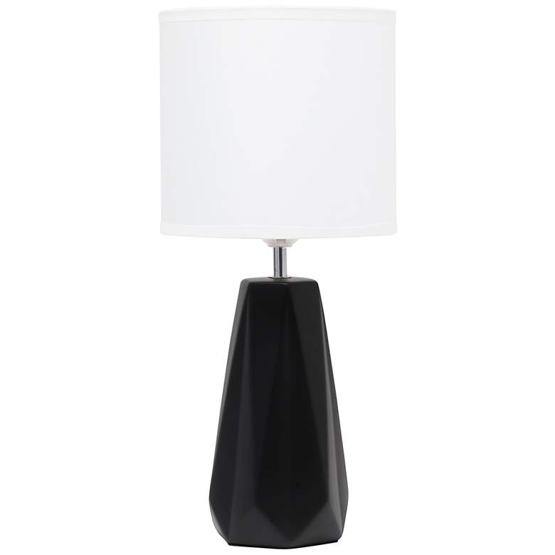 Image 2 Simple Designs 17 1/2" High Black Accent Table Lamp