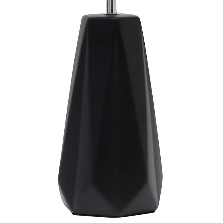 Image 4 Simple Designs 17 1/2" High Black Accent Table Lamp more views