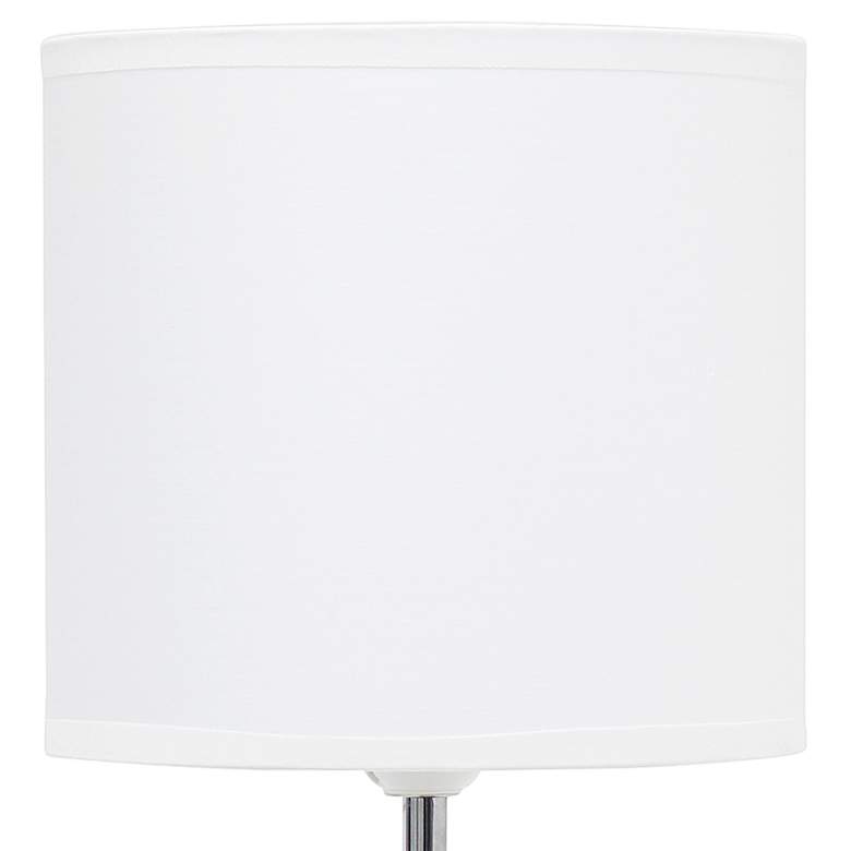 Image 3 Simple Designs 17 1/2" High Off-White Accent Table Lamp more views