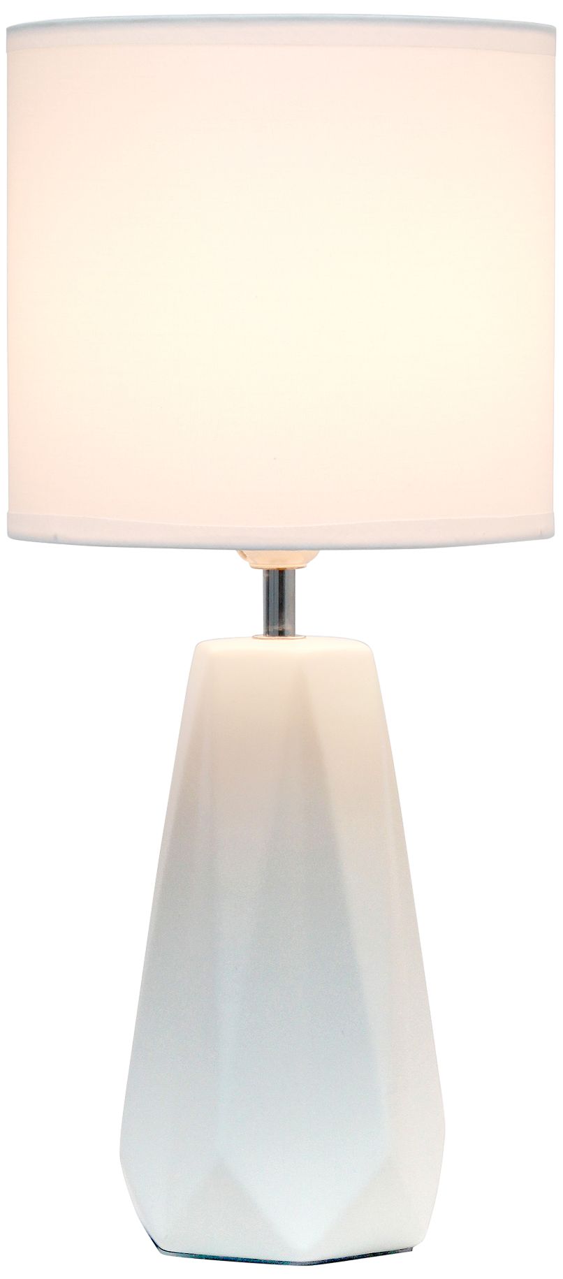 Simple Designs 17 1/2" High Off-White Accent Table Lamp
