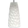 4_Simple Designs 17 1/2" High Off-White Sculpted Accent Table Lamp more views