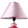 Simple Designs 17 1/2"H Shades of Pink Stone Ceramic Accent Table Lamp