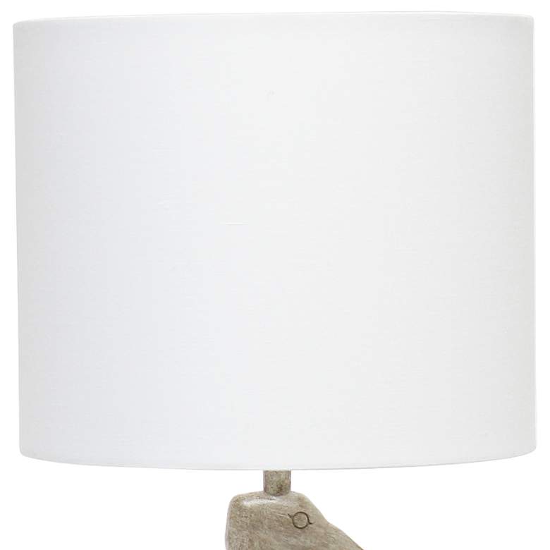 Image 4 Simple Designs 17 1/4" High Beige Pelican Accent Table Lamp more views