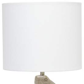 Image4 of Simple Designs 17 1/4" High Beige Pelican Accent Table Lamp more views