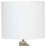 Simple Designs 17 1/4" High Beige Pelican Accent Table Lamp in scene