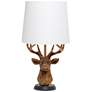Simple Designs 17 1/4"H Copper Deer Antler Accent Table Lamp
